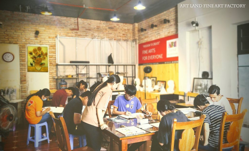Lớp vẽ Luyện Thi Kiến Trúc Art Land Quận Gò Vấp
