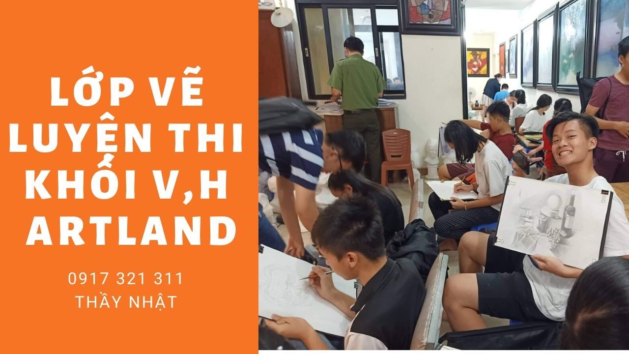 Lớp vẽ luyện thi khối V,H Artland