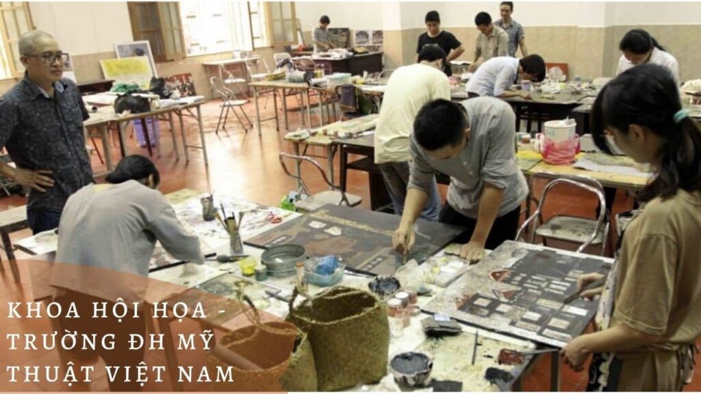 Hình 3: khoa hội họa - Trường Đh Mỹ thuật Việt Nam