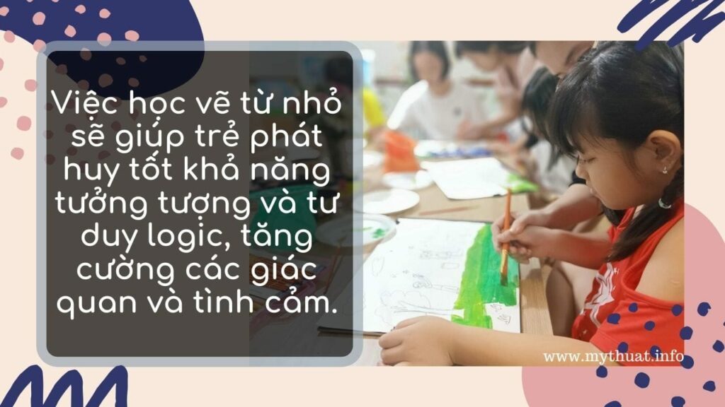 Cho bé học vẽ từ sớm là rất quan trọng