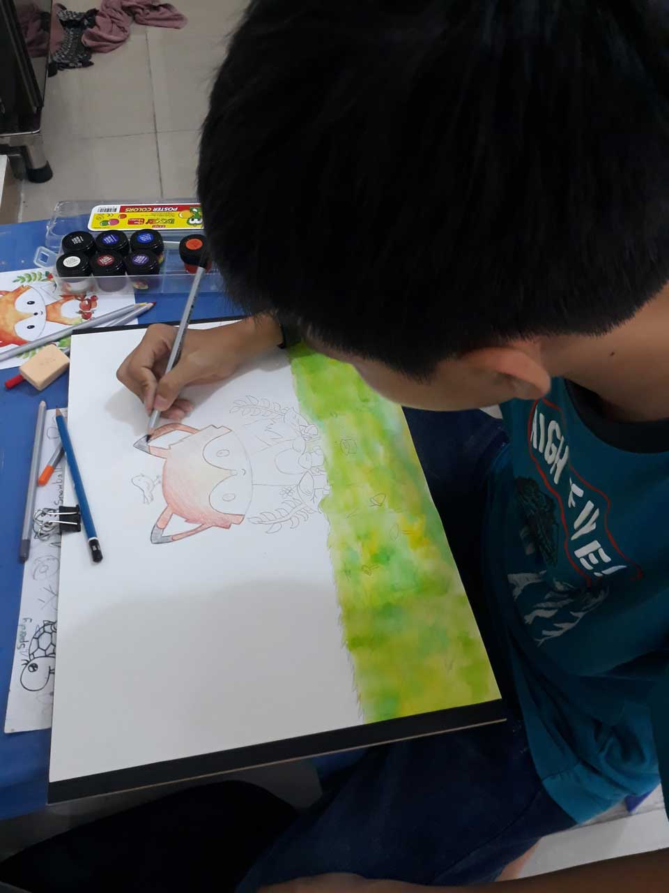 Lớp dạy vẽ thiếu nhi quận bình thạnh