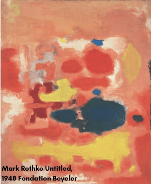 Mark Rothko Untitled 1948 Fondation Beyeler