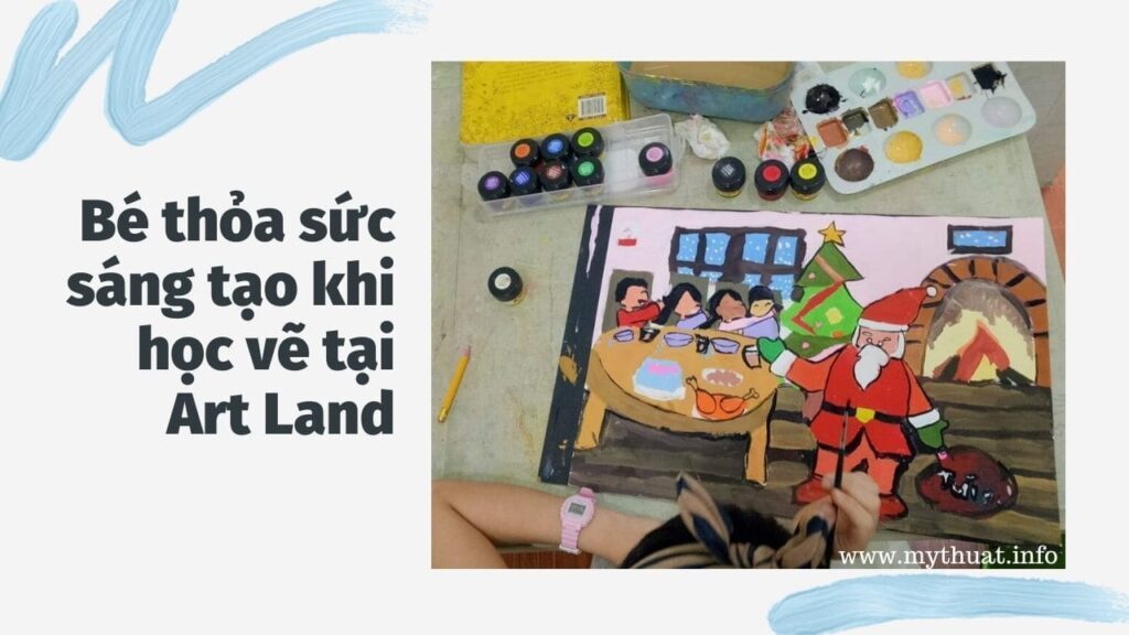 Bé học vẽ tại Art Land