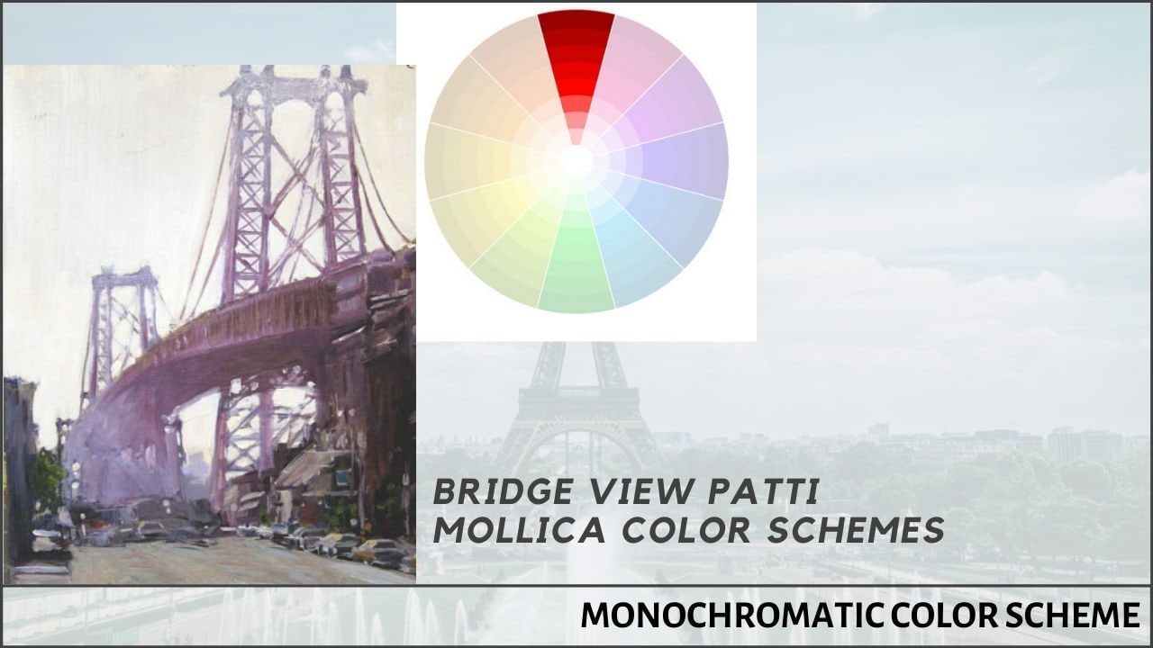 Bridge view patti mollica color schemes_artCách phối màu cơ bản_Hòa sắc đơn sắc_Bridge view patti mollica color schemes_artists networkists network