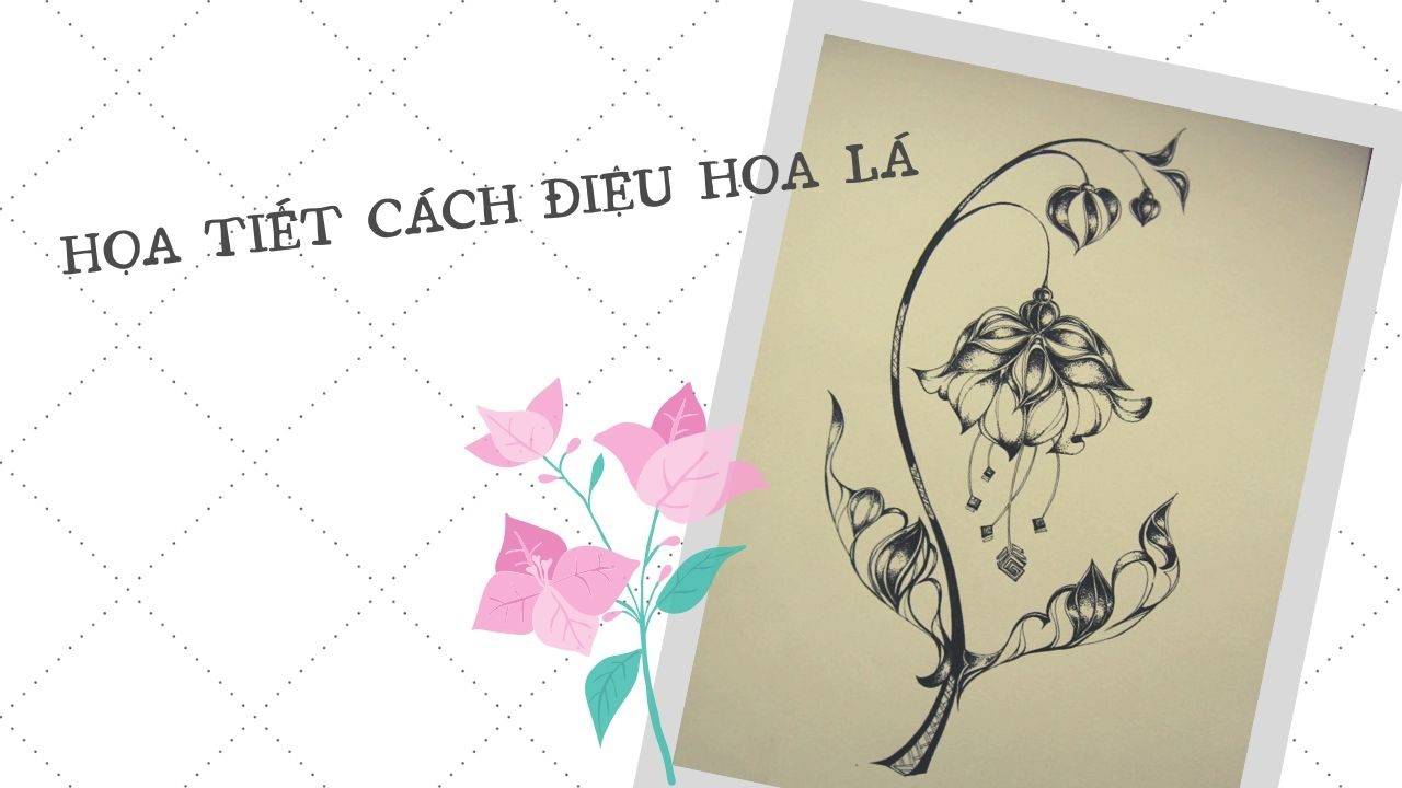 Họa tiết cách điệu hoa lá