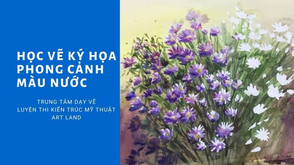 Học vẽ ký họa màu nước