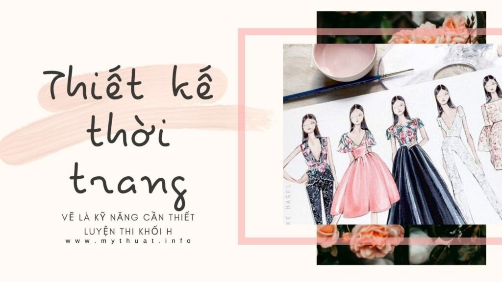 Luyện thi vẽ thiết kế thời trang