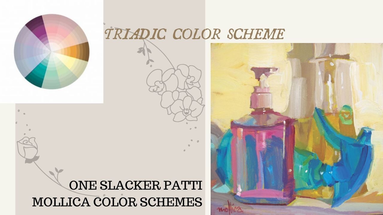 cách phối màu cơ bản_Hòa sắc bổ túc bộ ba_One slacker patti mollica color schemes_Artists network