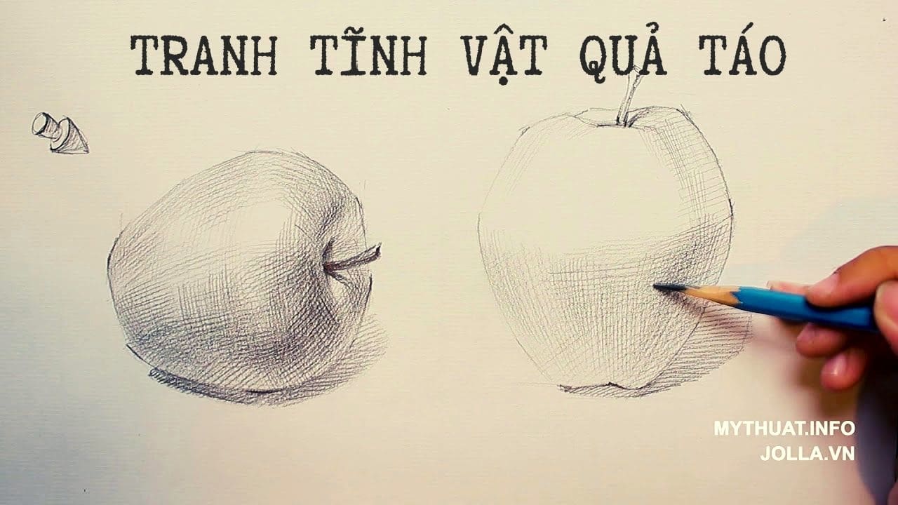 Tranh tĩnh vật quả táo