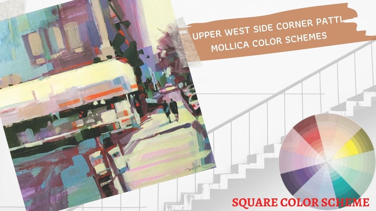 Cách phối màu cơ bản_Hòa sắc theo kiểu hình vuông_Upper west side corner patti mollica color schemes_Artists network