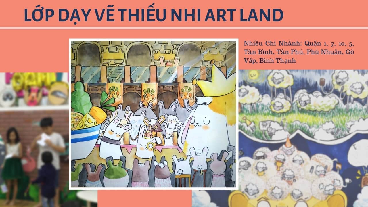 Lớp dạy vẽ thiếu nhi Art Land
