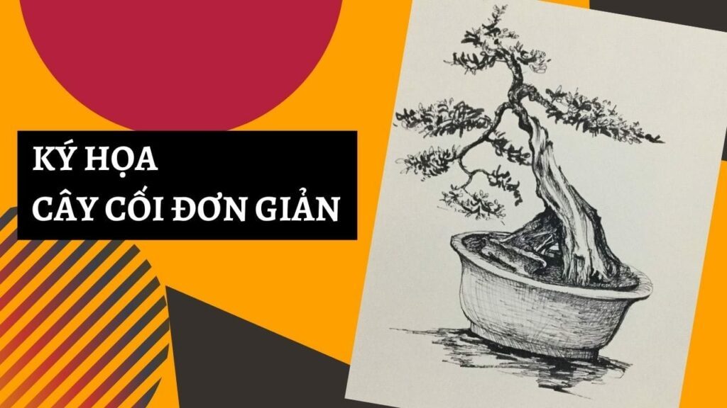 Ký họa cây cối đơn giản