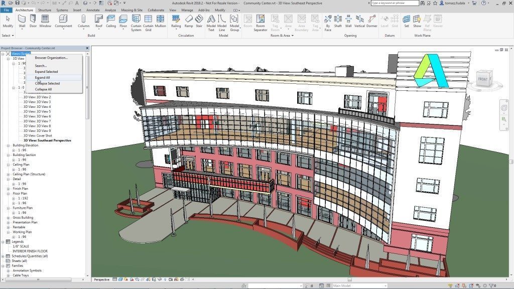 Phần mềm thiết kế nhà 3D Revit