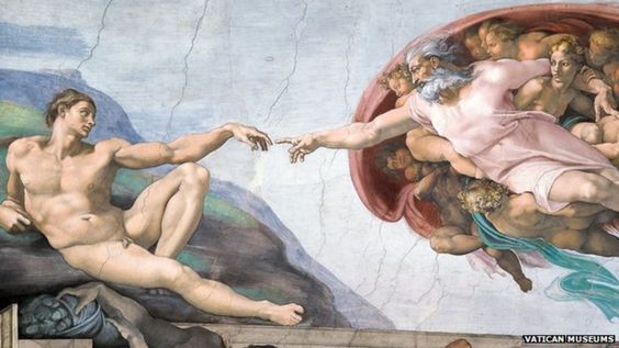 Một phần bức hoạ trên tường nhà nguyện Sistine