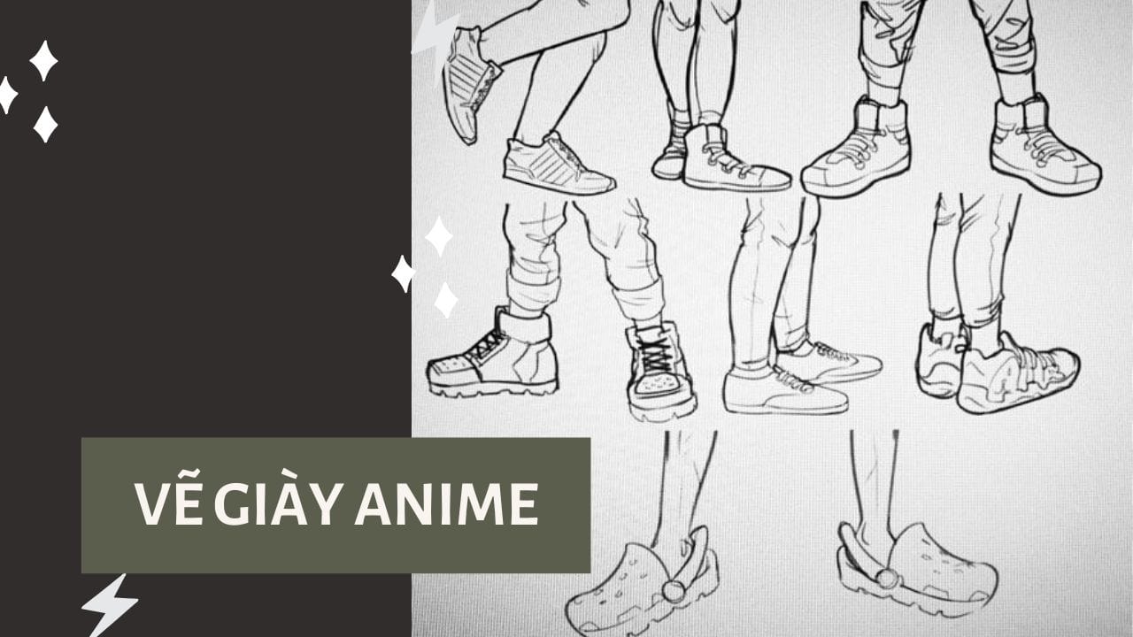 Hướng Dẫn Cách Vẽ Giày Anime Nam Đế Cao Và Thời Trang