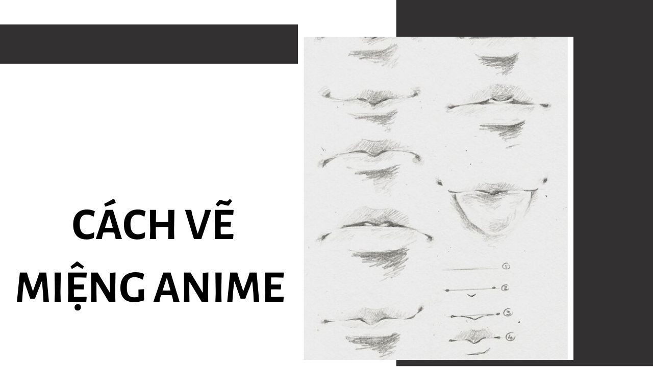 Cach Vẽ Miệng Anime Mỹ Thuật Artland