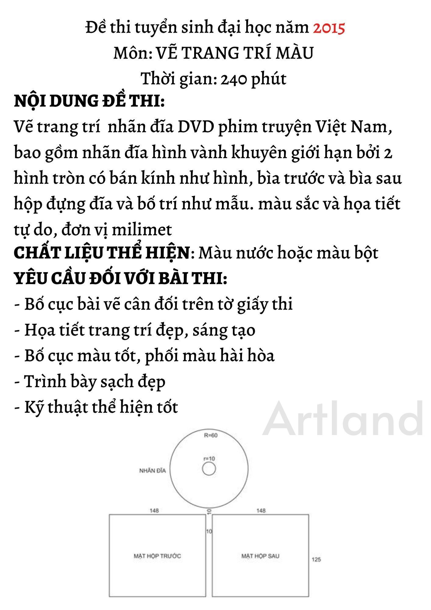 Đề thi khối H năm 2015 lần 2