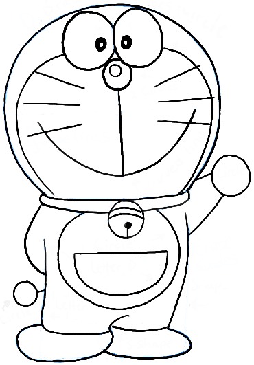 cách vẽ doraemon