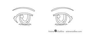 Cách vẽ mắt anime