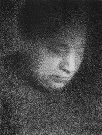 Drawing by Georges Seurat