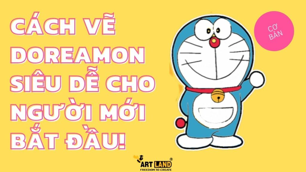 cách vẽ Doraemon