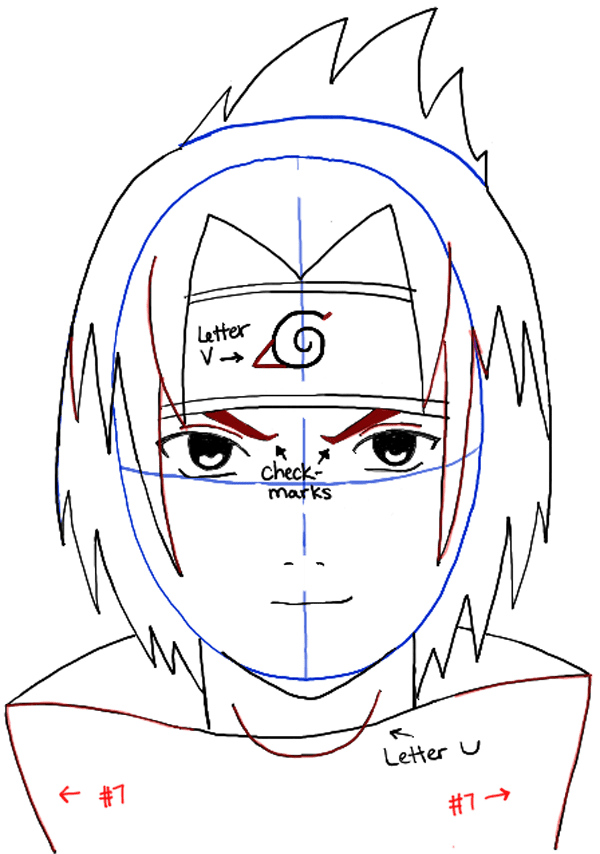 vẽ sasuke uchiha