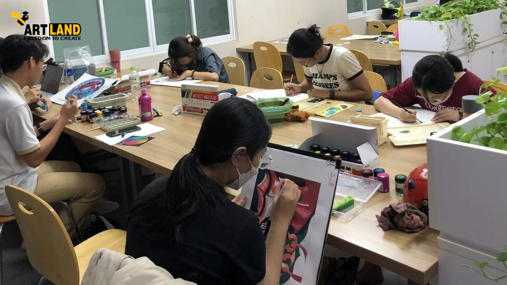 Tổng quan hệ thống khóa học luyện thi vẽ Art Land