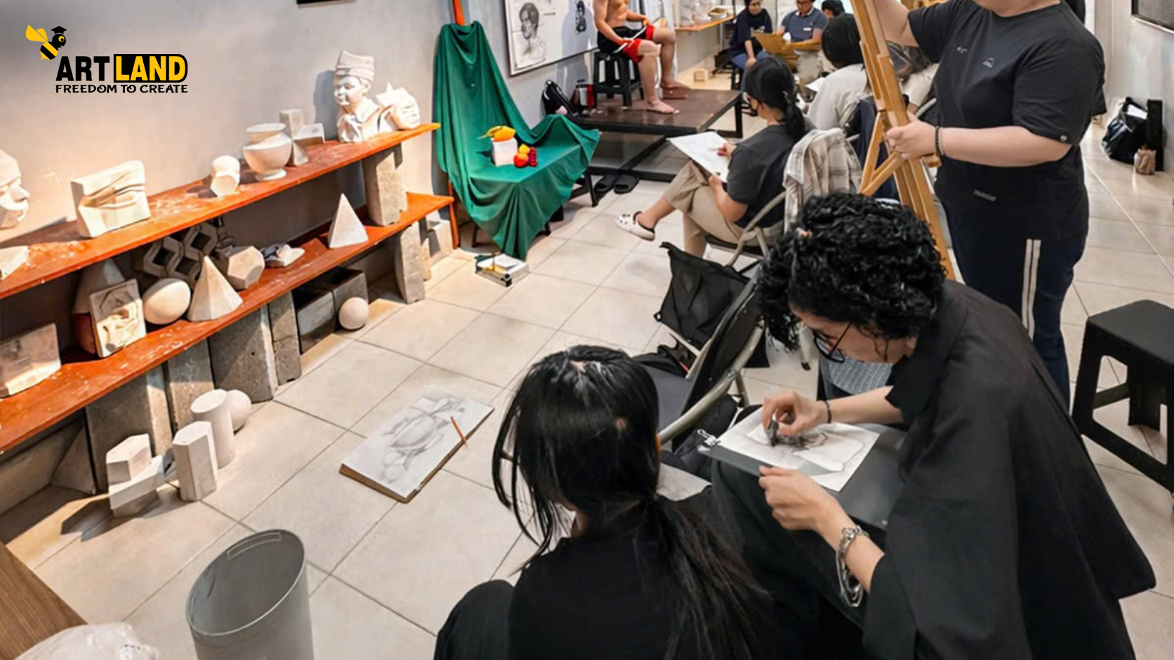 Khoá luyện thi hình họa tại Art Land