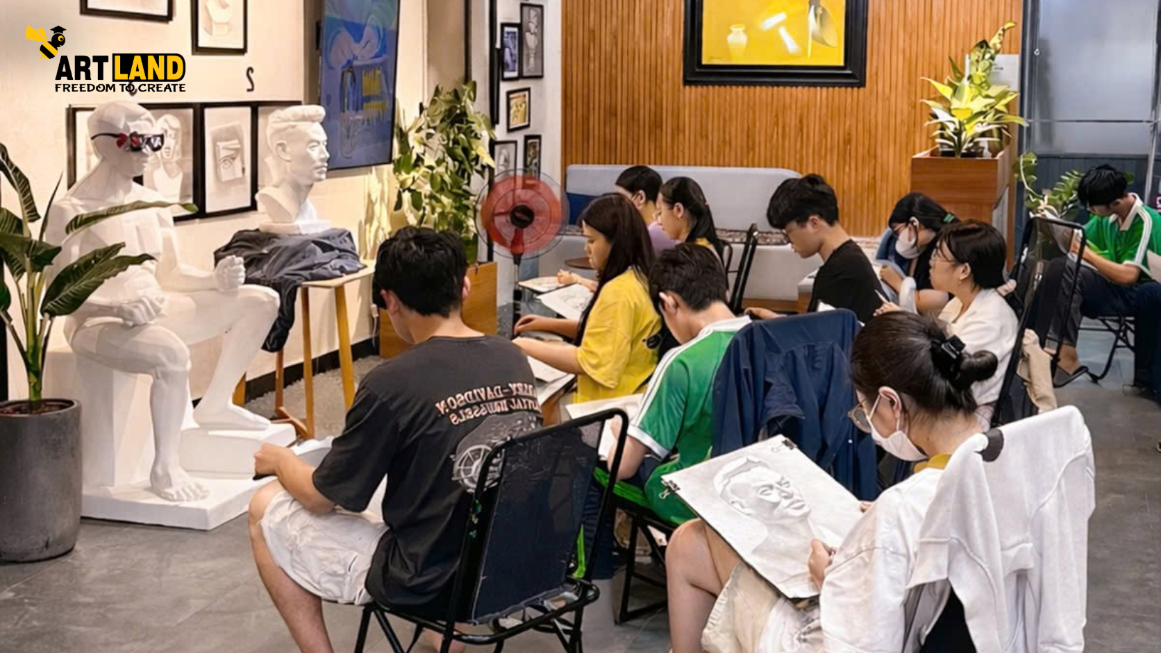luyện thi vẽ cho người đi làm