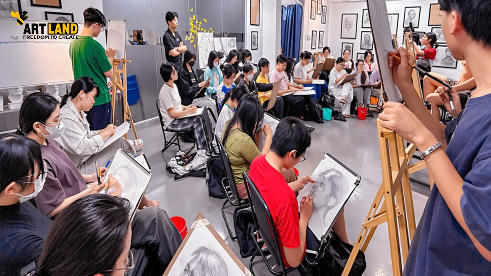 Luyện thi vẽ giá rẻ