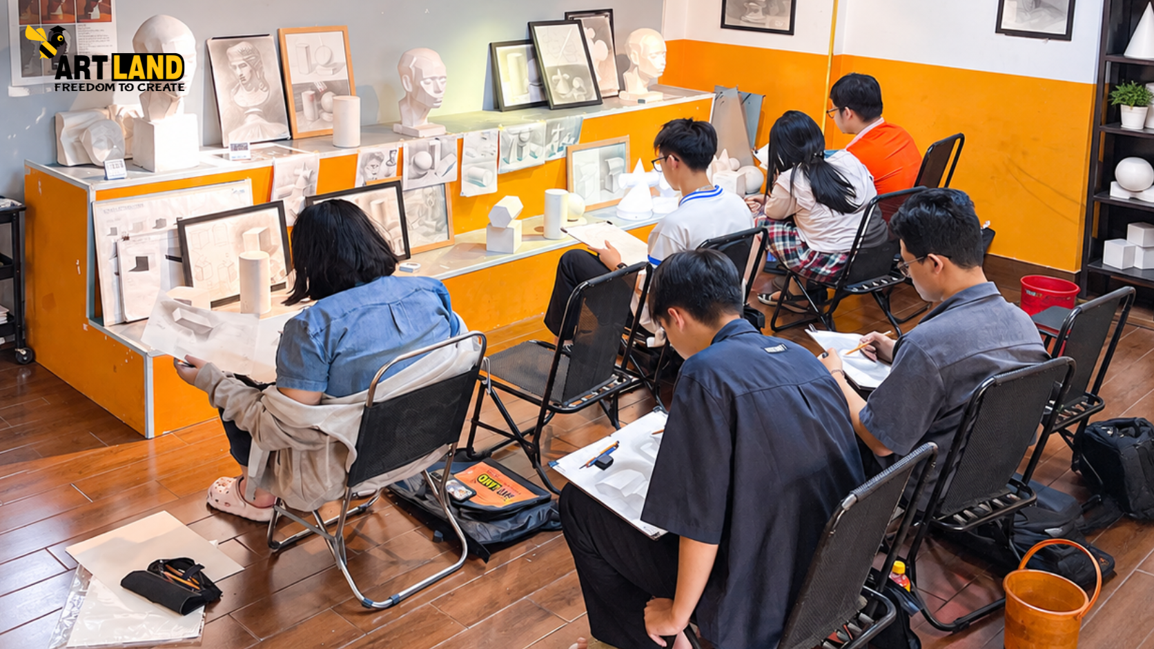Nhu cầu luyện thi vẽ tại khu vực quận 1