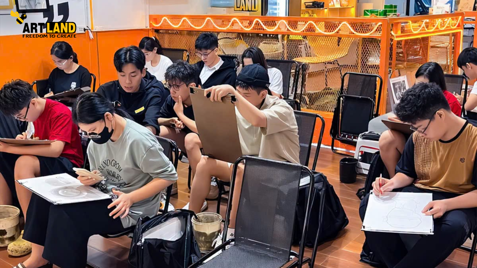 ôn thi vẽ kết hợp ôn văn hóa